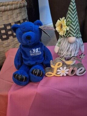 EMMITT SMITH...Blue '98 Cowboys Plush Collectible Bear